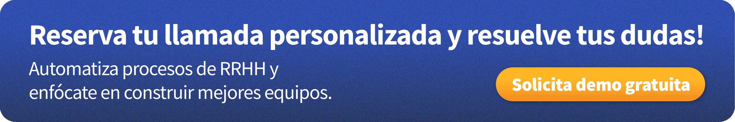 Banner reservar llamada personalizada Buk México para automatizar procesos de RRHH