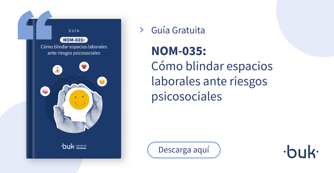 Guía gratuita Buk México sobre NOM-035