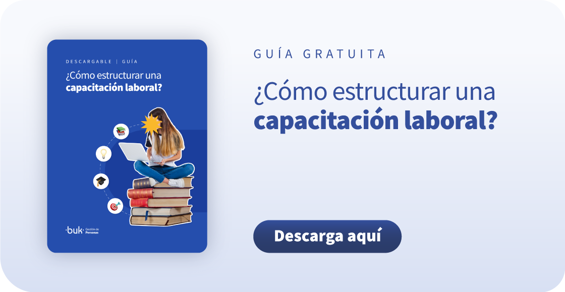 Guía gratuita de Buk México sobre cómo estructurar una capacitación laboral
