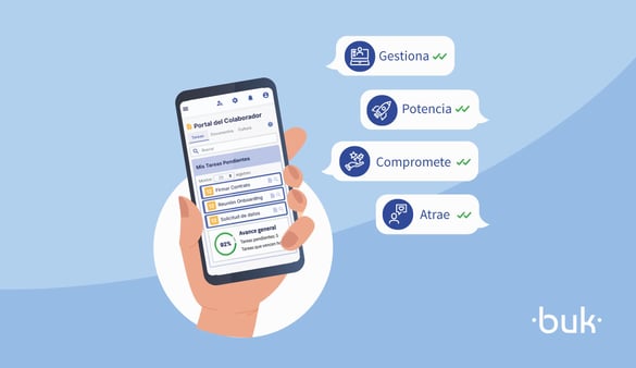 Imagen sobre Buk: Recursos Humanos para convertirte en el héroe de tus colaboradores