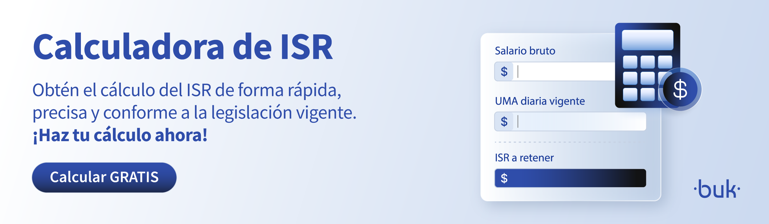 Banner Calculadora de ISR