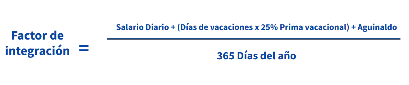 factor de integracion