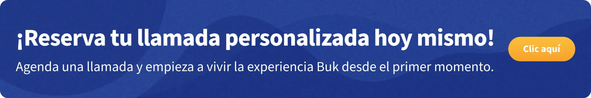 Banner reservar llamada personalizada Buk México para automatizar procesos de RRHH