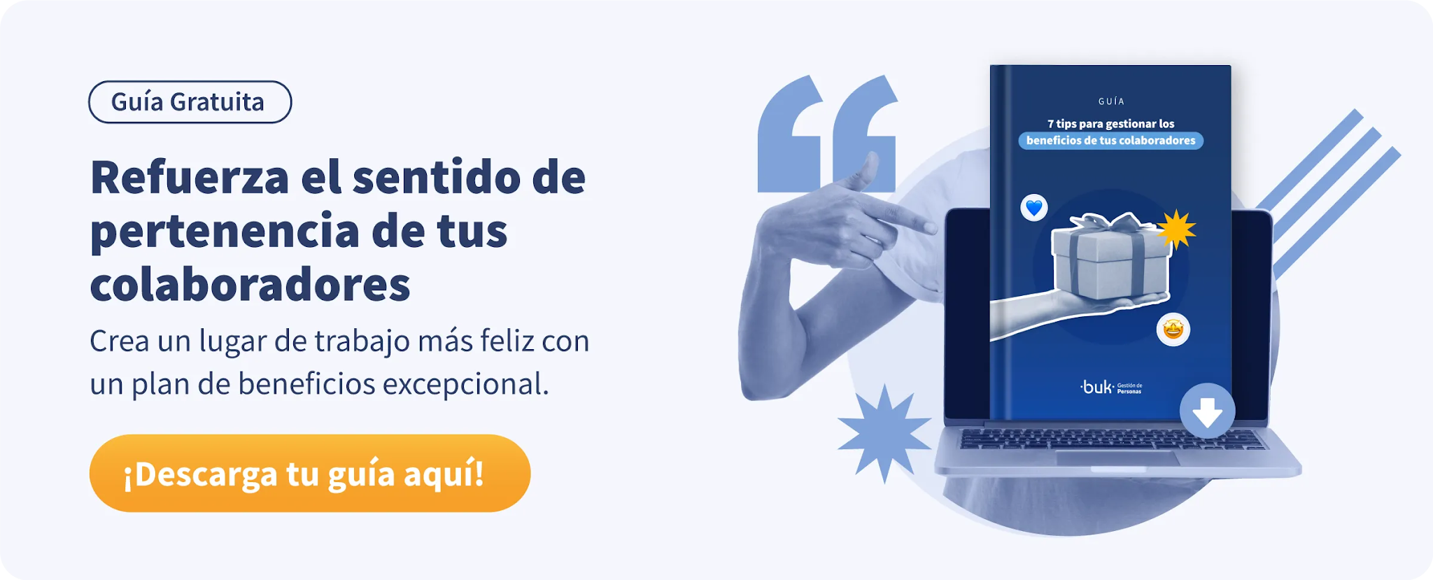 Guía gratuita con tipos para gestionar los beneficios de tus colaboradores.