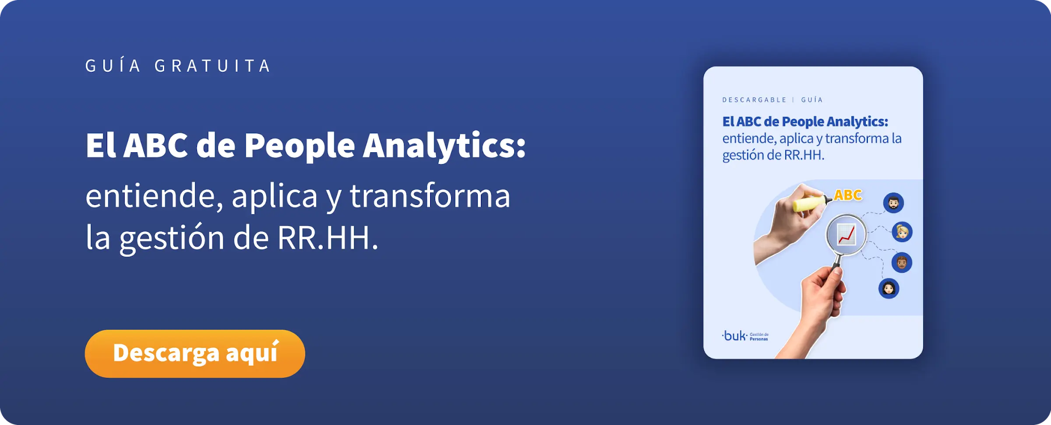 Guía gratuita el ABC de People Analytics