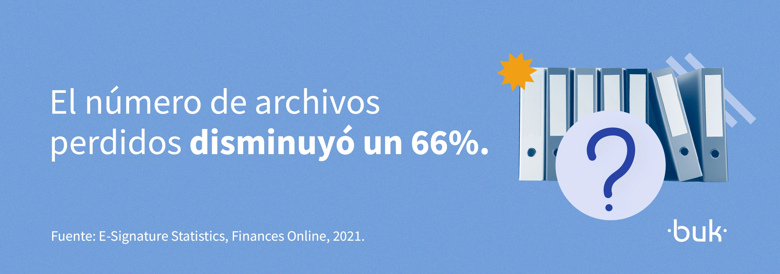 el numero de archivos perdidos disminuyo un 66 por ciento