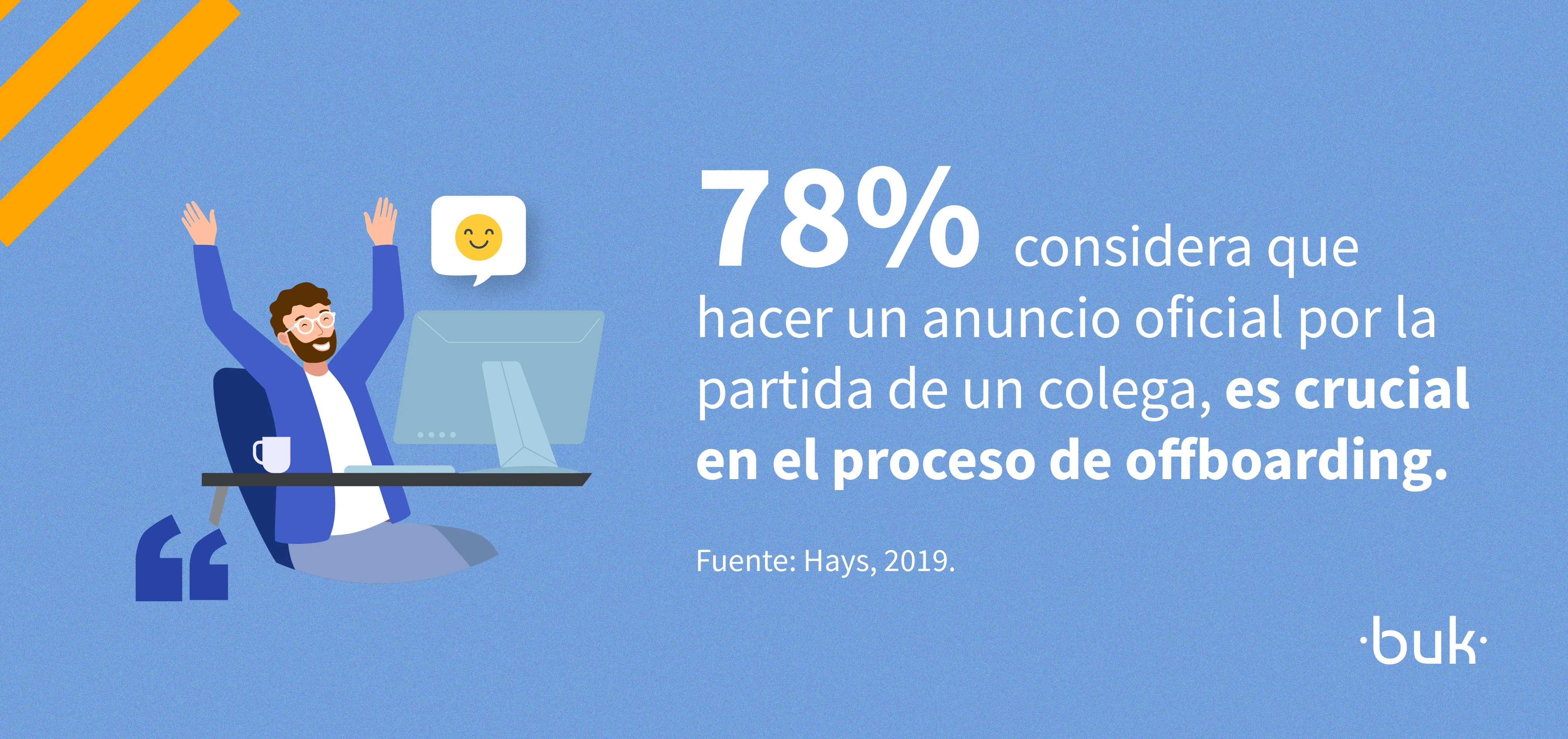 78 por ciento considera que hacer un anuncio oficial es crucial en el proceso de onboarding